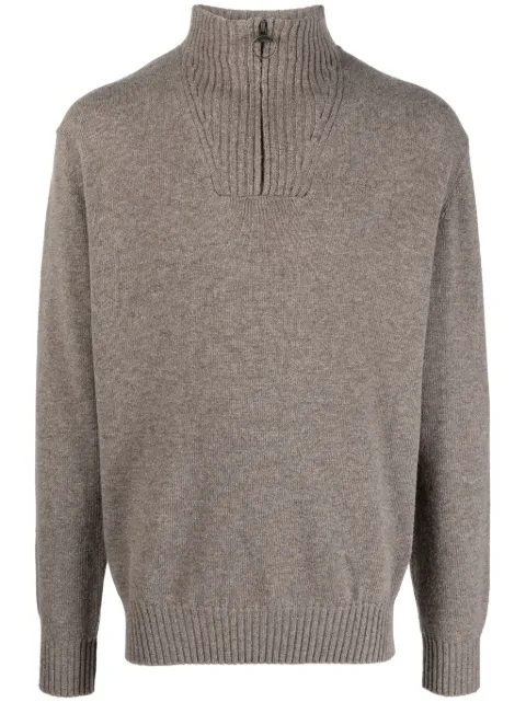 Barbour half-zip wool jumper