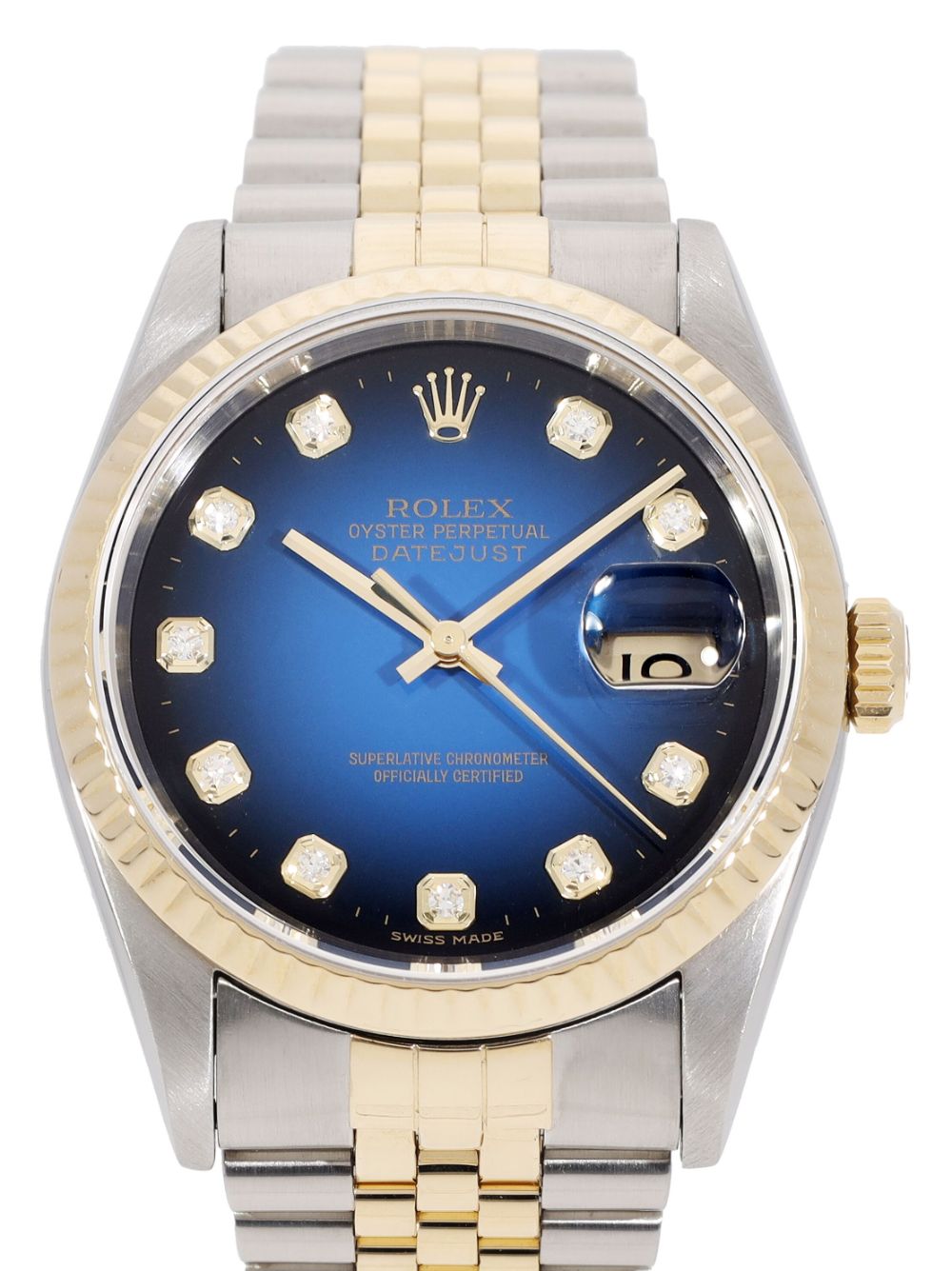 Rolex 1999 pre-owned Datejust horloge - Blauw