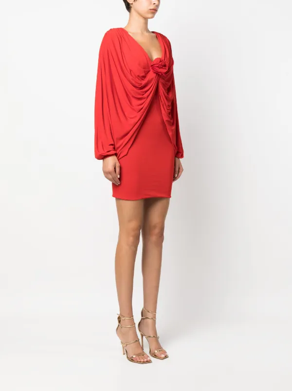 giuseppe di morabito pleated-detail mini dress Giuseppe Di Morabito Short trimmed dress
