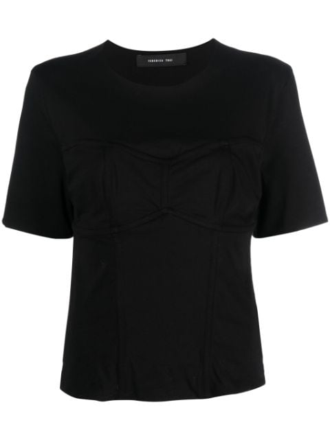 Federica Tosi moulded-cup cotton T-shirt