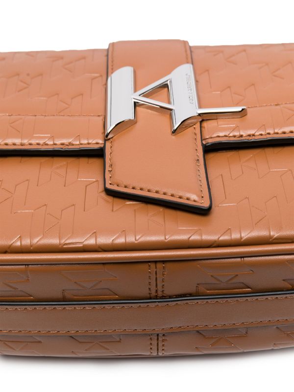 Karl Lagerfeld K/Saddle faux-leather Crossbody Bag - Farfetch