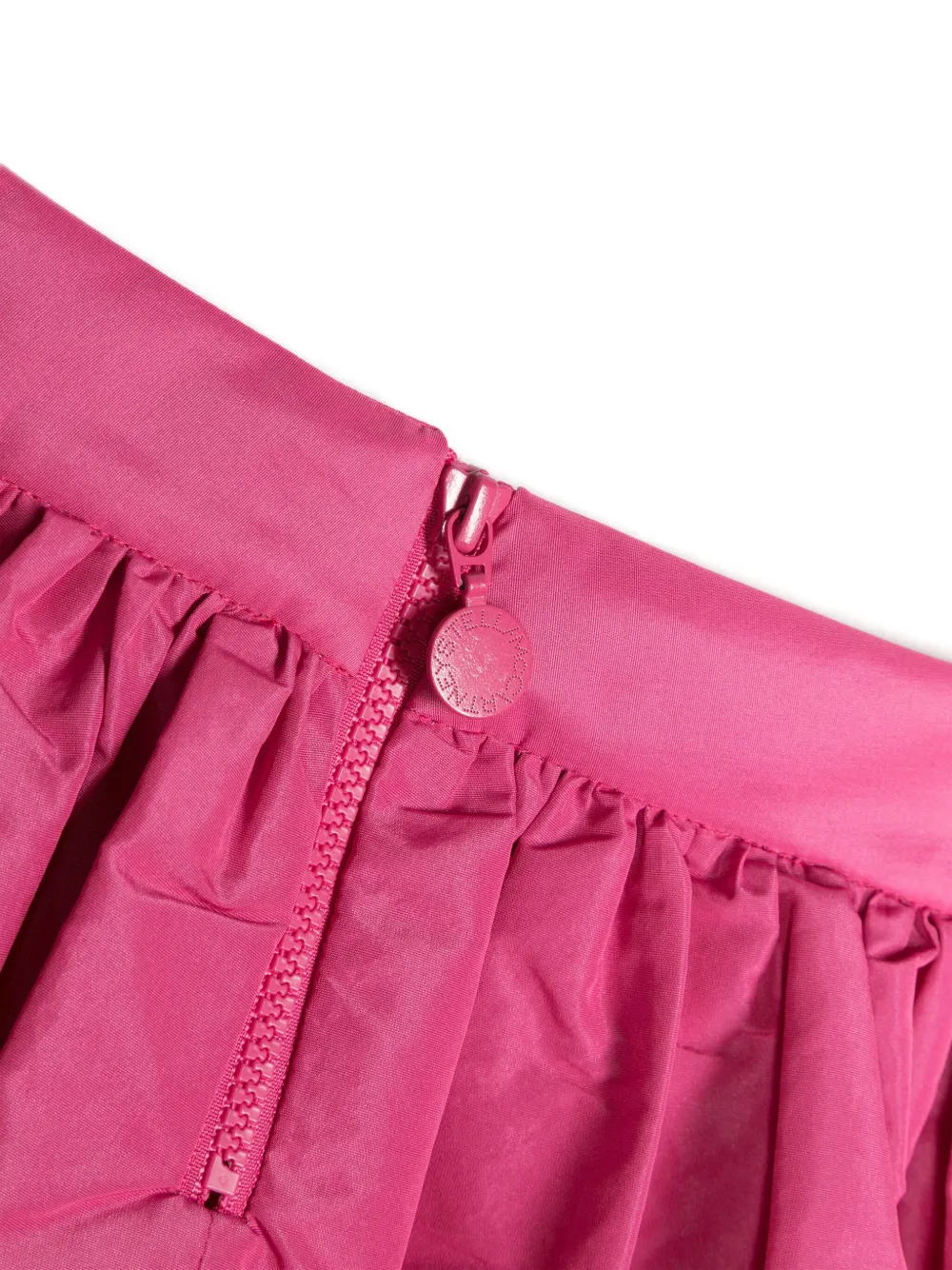 Stella Mccartney Cotton Poplin Miniskirt In Pink