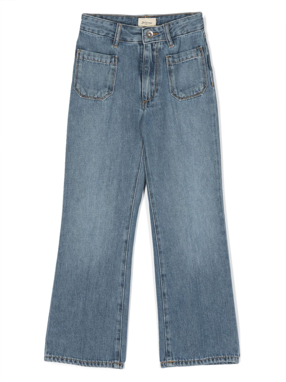 Bellerose mid-rise cotton jeans - Blue