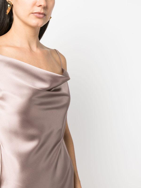 Satin clearance finish dress