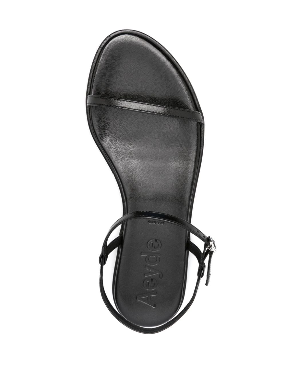 Shop Aeyde Nettie Buckled Sandals In Black