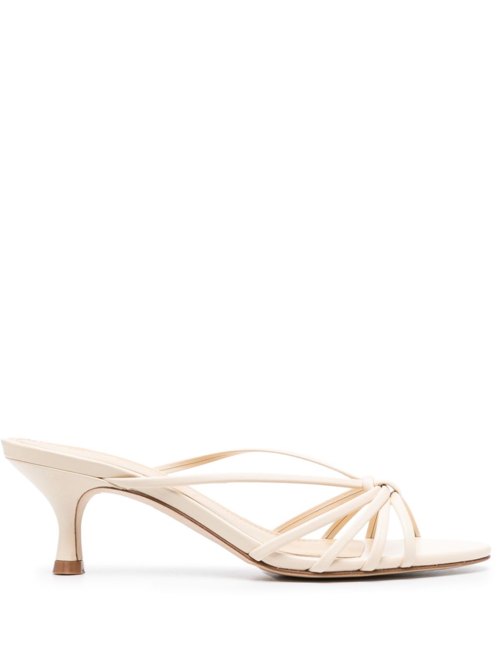 Aeyde Olga 55mm Strappy Leather Mules - Farfetch