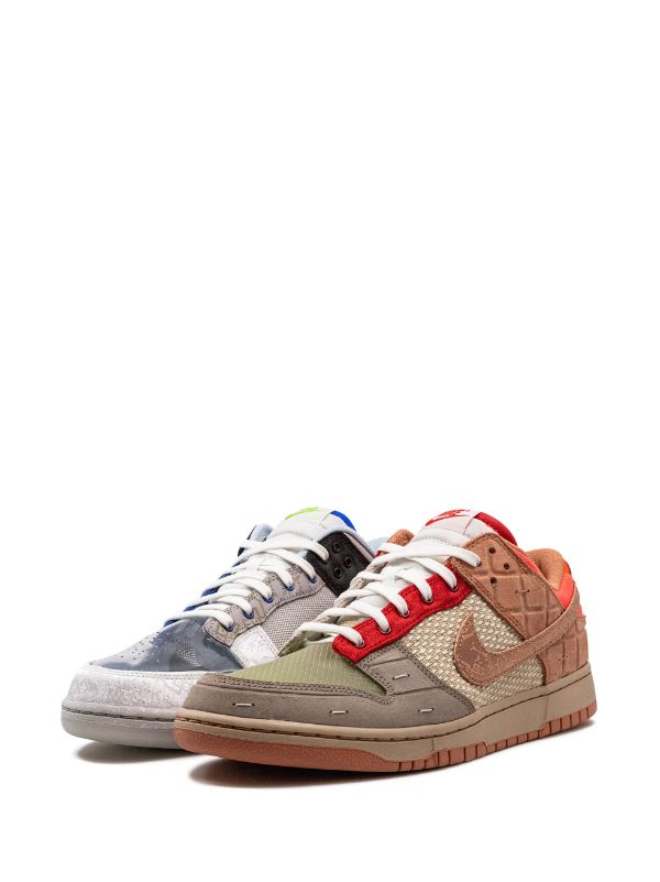 Nike x CLOT Dunk Low 'What The' スニーカー - Farfetch