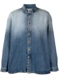 424 gradient-effect denim shirt - Blue