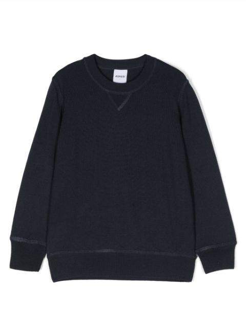 Aspesi Kids fine-knit wool jumper