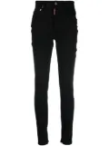 DSQUARED2 high-waist slim-cut jeans - Black