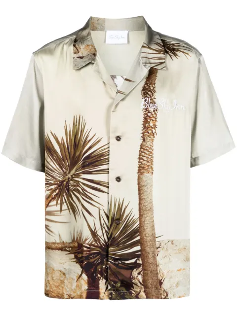 BLUE SKY INN Dragon Tree button-up shirt