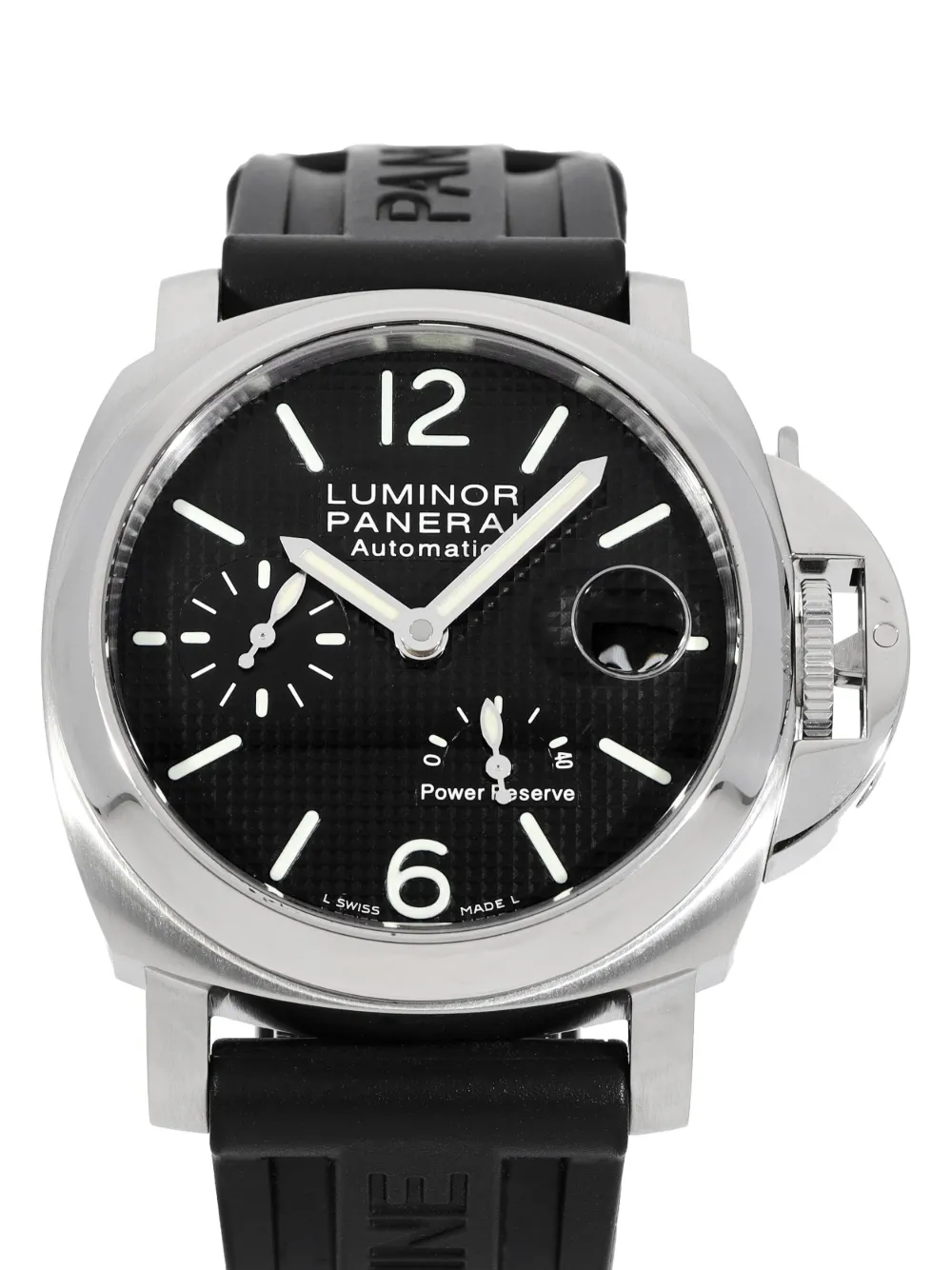 Panerai 2013 pre-owned Luminor Power Reserve horloge - Zwart