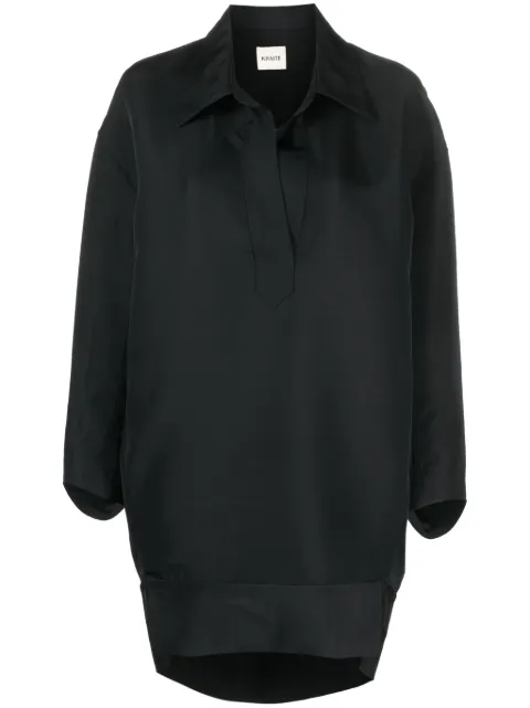 KHAITE vestido camisero Kal