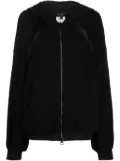 TOM FORD panelled zip-up hoodie - Black
