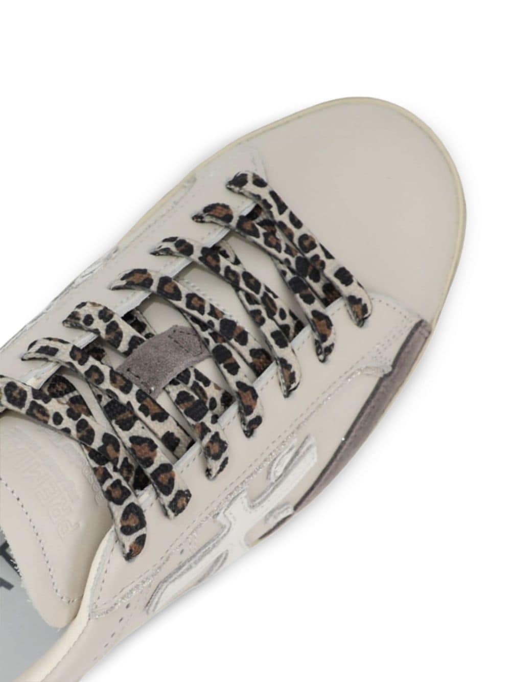 Premiata Steven-D leopard laced sneakers - Beige