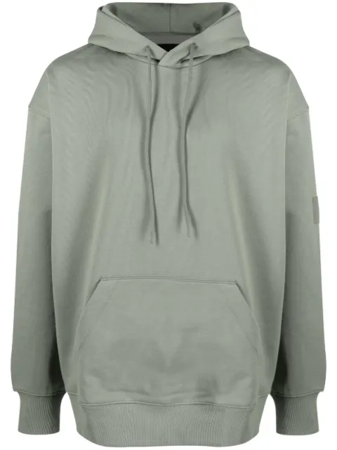 Y-3 drawstring cotton-blend hoodie