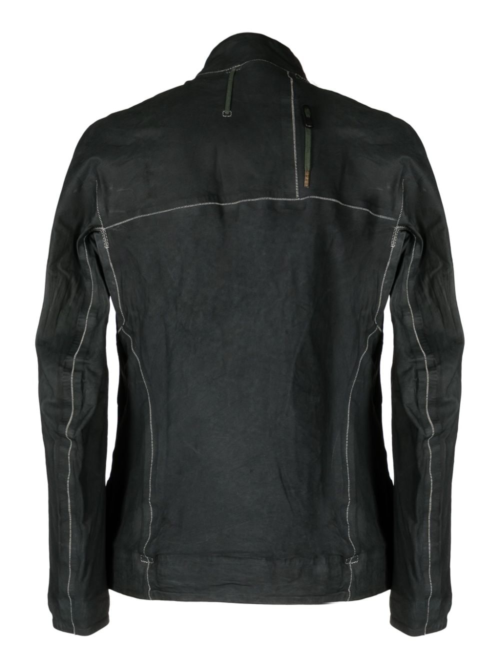 Shop Boris Bidjan Saberi Reversible Leather Jacket In Black