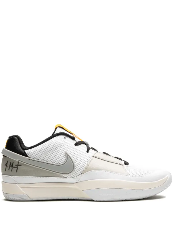 Nike Ja 1 Light Smoke Grey Mens Basketball Shoes (White/Grey)