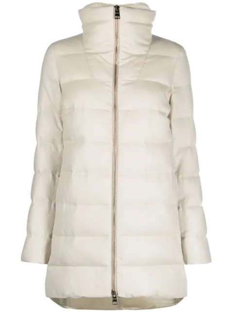 Herno padded zip-fastening coat