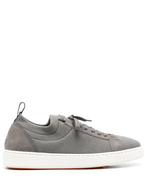 Santoni tenis con puntera redonda y agujetas
