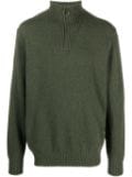 Barbour half-zip wool jumper - Green