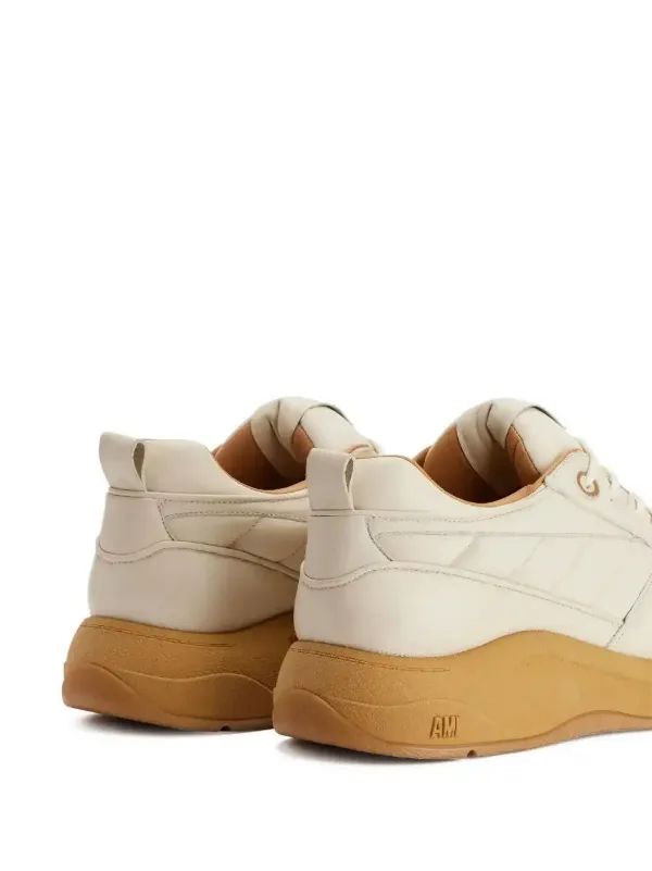 AMI Paris Ami 1509 Panelled Sneakers | Neutrals | FARFETCH ZA