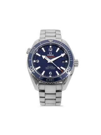 OMEGA 2015 pre owned Seamaster Planet Ocean 42mm Farfetch