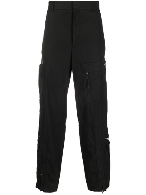 Givenchy multiple zip-pockets poplin trousers Men