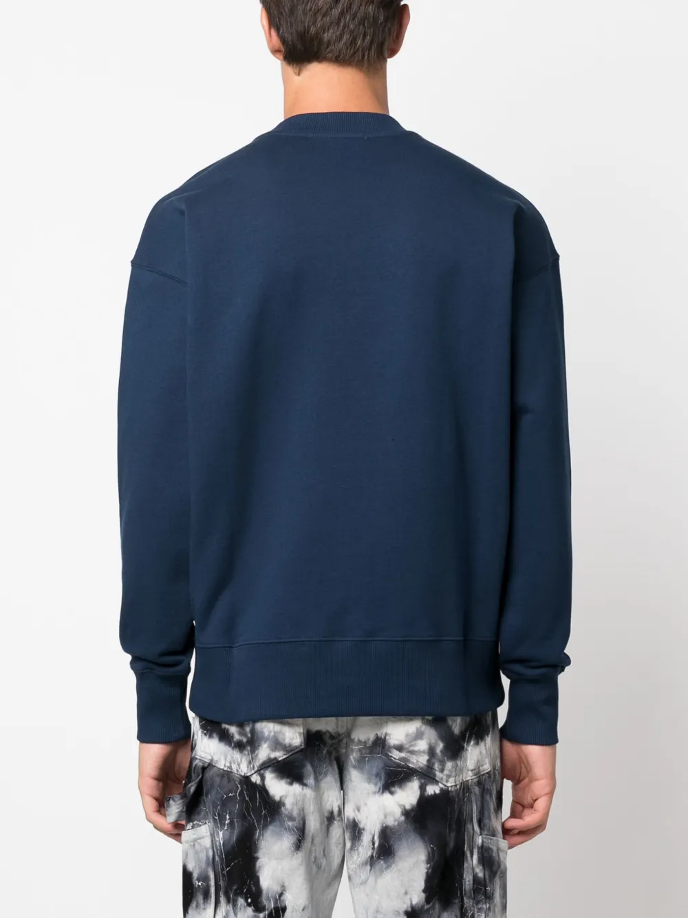MSGM Sweater met logoprint Blauw