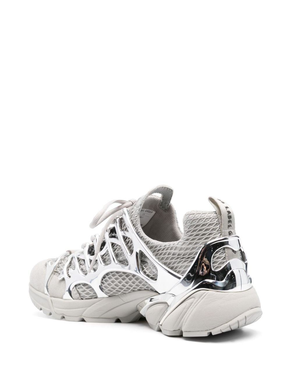 Shop 44 Label Group Symbiont Chrome-detail Sneakers In Grau
