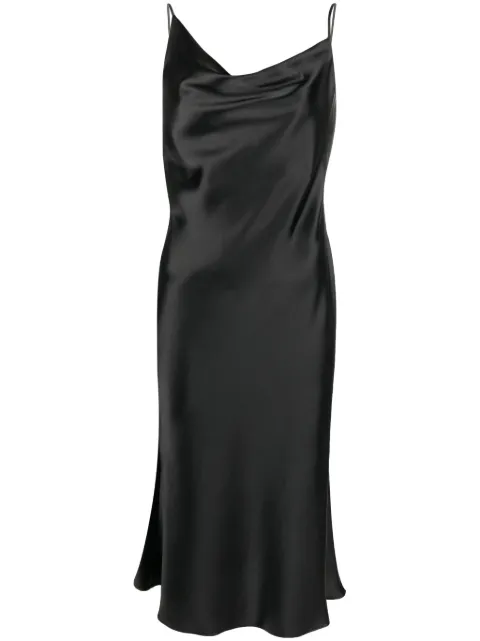 Blanca Vita drapped satin-finish dress