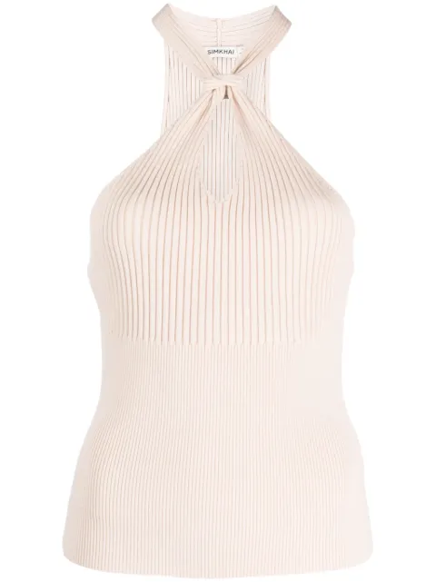 Simkhai Andrea ribbed-knit top