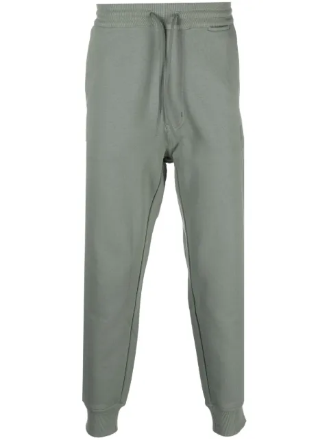 Y-3 logo-patch organic-cotton track pants