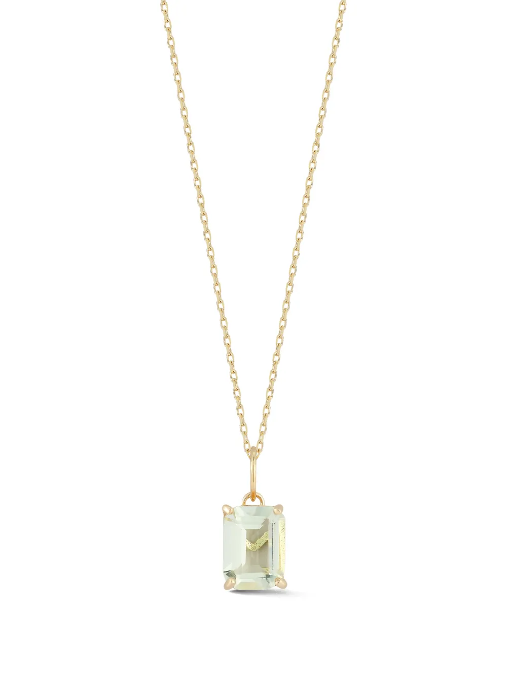  Mateo Amethyst Pendant Necklace - Gold 