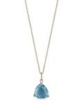 Mateo 14kt yellow gold topaz pendant necklace