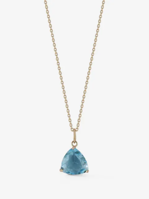 Mateo 14kt yellow gold topaz pendant necklace