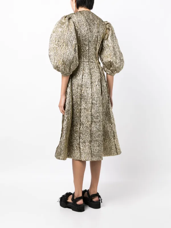 Simone Rocha ビジュートリム ドレス | ゴールドトーン
