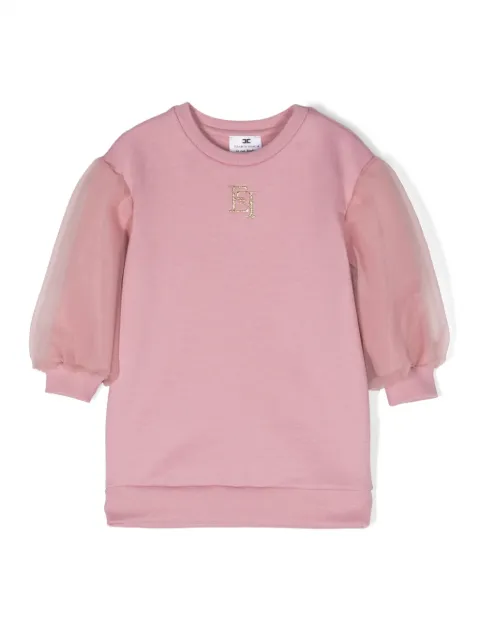 Elisabetta Franchi La Mia Bambina Felpa con ricamo