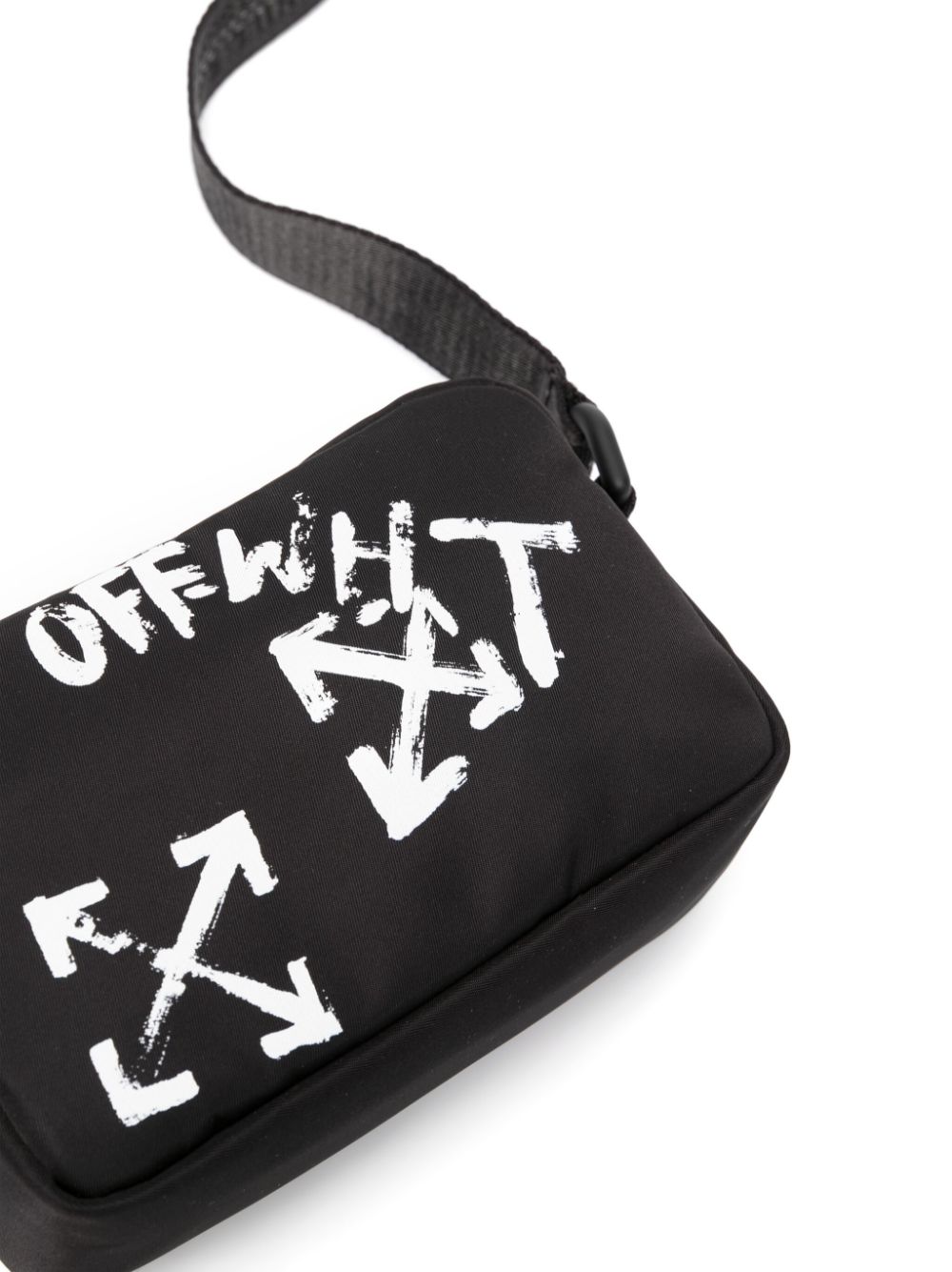 Off-White Kids Arrow logo-print Backpack - Black