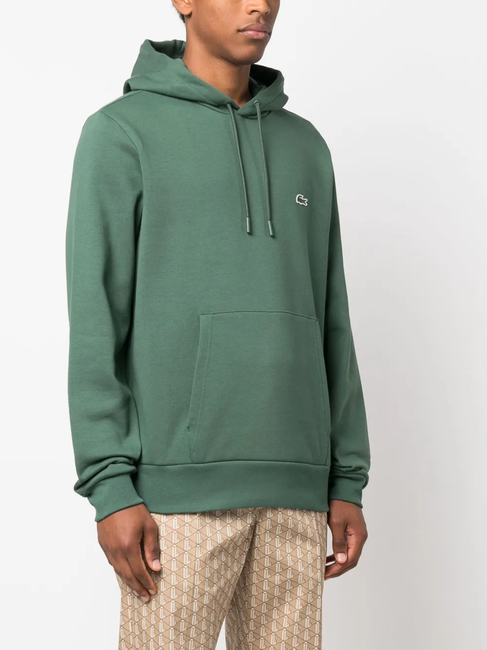 Lacoste discount sweatshirt hoodie