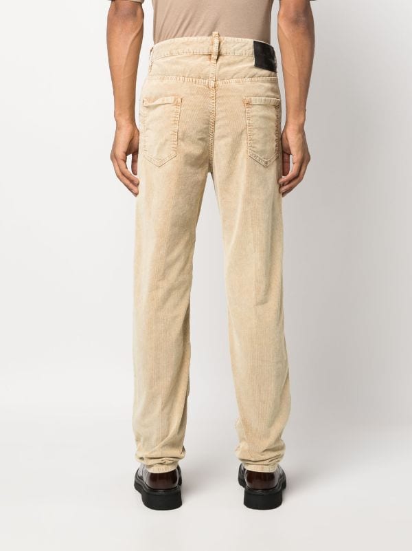 Dsquared2 mid-rise Corduroy Trousers - Farfetch