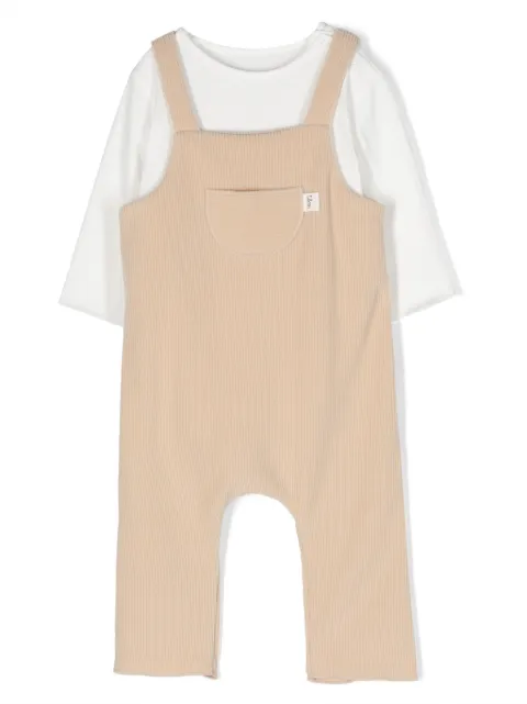 TEDDY & MINOU long-sleeve dungaree set