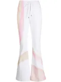 Madison.Maison x Designing Hollywood Hand-painted cotton track trousers - White