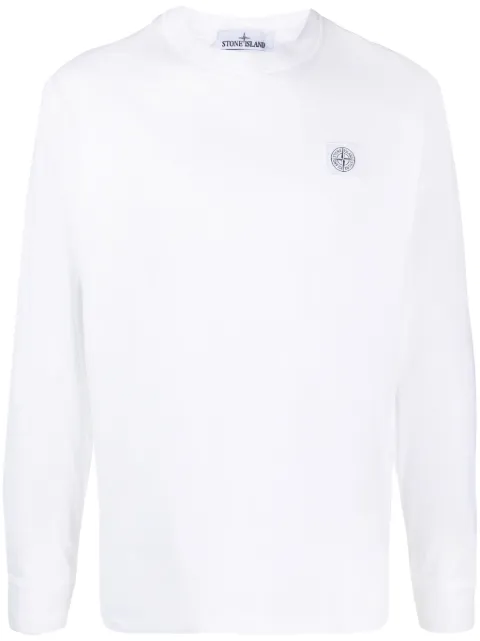 Stone Island Compass-patch cotton T-shirt