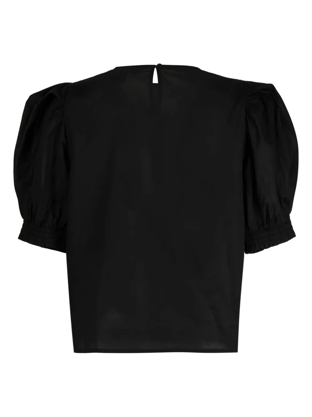 Lovelo Champagne Puff Sleeve Cotton Blouse