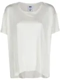 DKNY short-sleeve linen T-shirt - White