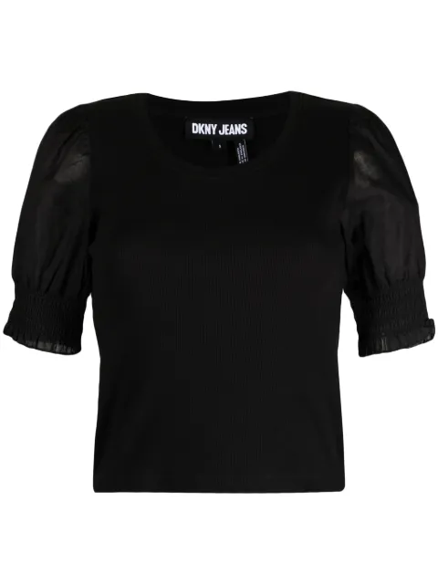 DKNY round-neck short-sleeve top