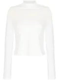 PONDER.ER long-sleeve crochet-knit T-shirt - White