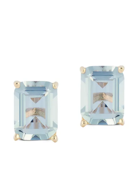 Mateo blue topaz stud earrings