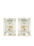 Mateo 14kt yellow gold green amethyst stud earrings